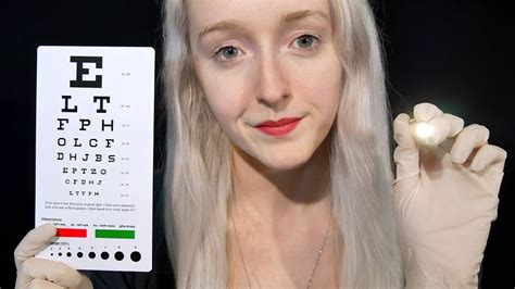 dennisasmr|dennis asmr eye examination.